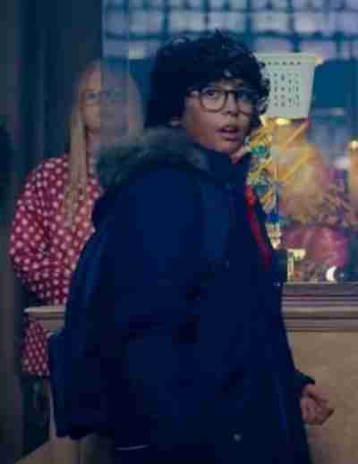 The Last Bus 2022 School Kid Blue Puffer Jacket