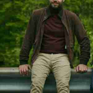 The Takedown Laurent Lafitte Brown Jacket