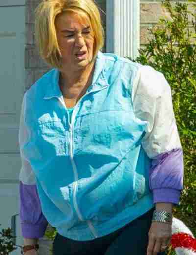 The Thing About Pam Renée Zellweger Polyester Blue Jacket