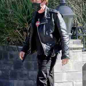 The Unbearable Weight of Massive Talent Nicolas Cage Biker Jacket