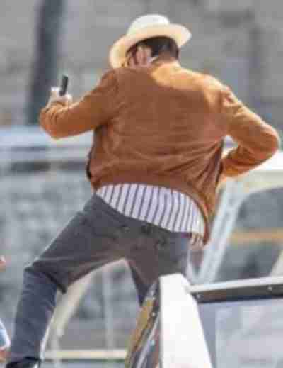 The Unbearable Weight of Massive Talent Nicolas Cage Buttoned Jacket