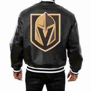 Vegas Golden Knights Leather Jacket