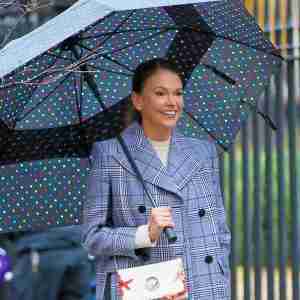 Younger Liza Miller Blue Plaid Coat