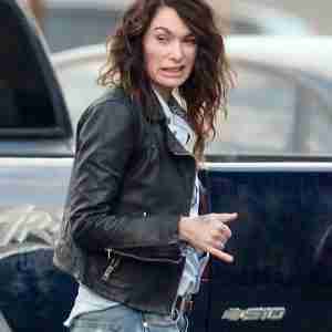 9 Bullets Lena Headey Black Leather Jacket