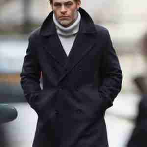 All the Old Knives 2022 Chris Pine Black Coat