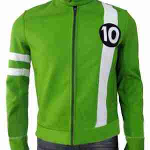 Ben 10 Alien Swarm Leather Jacket