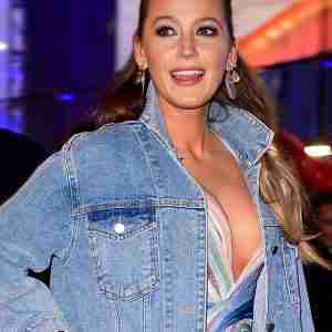 Blake Lively The Adam Project Denim Coat