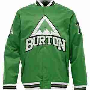 Burton-X-Varsity-Snowboard-Starter-Satin-Green-Jacket