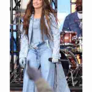 Camila Cabello Denim Coat On Today