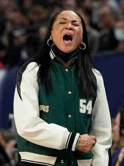 Dawn Staley 54 Letterman Green Jacket