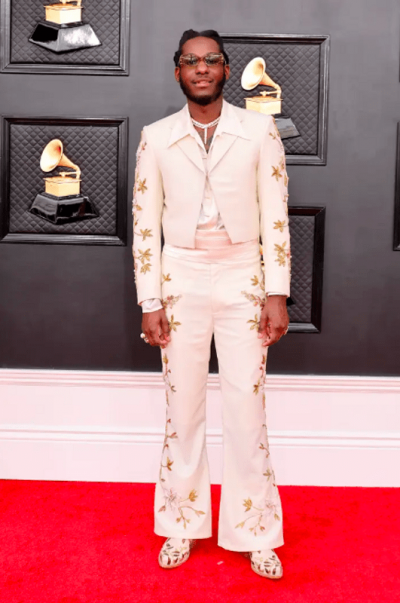 Grammy 2022 Leon Bridges Blazer