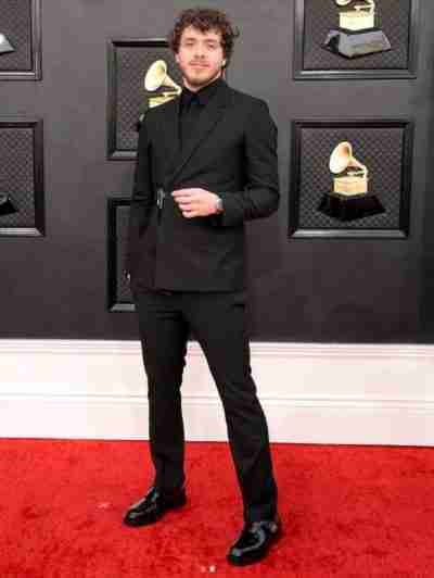 Jack Harlow Black Cotton Blazer