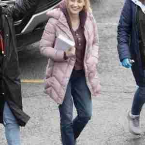 Jessica Chastain The Good Nurse 2022 Puffer Jacket