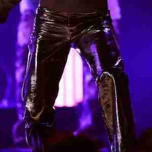 Justin Bieber Grammys Leather Pants