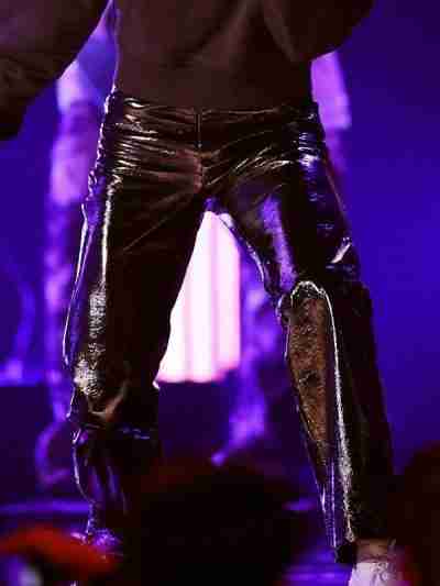 Justin Bieber Grammys Leather Pants
