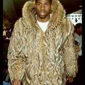 Magic Johnson Fur Hood Coat