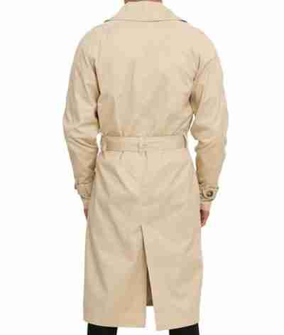 Misha Collins Supernatural Trench Beige Coat