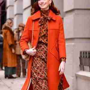 Modern Love Lexi Orange Coat