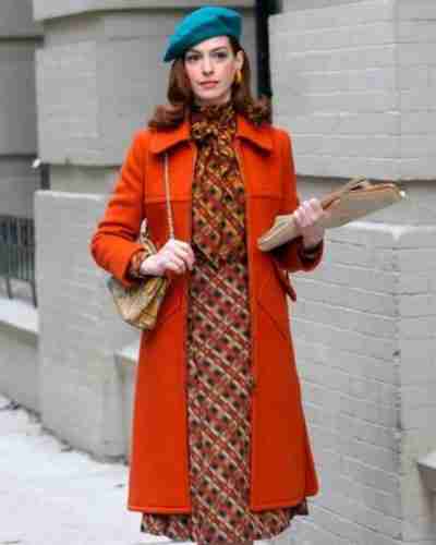 Modern Love Lexi Orange Wool Coat
