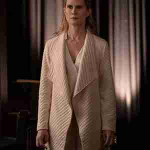 Naomi 2022 Stephanie March White Cardigan