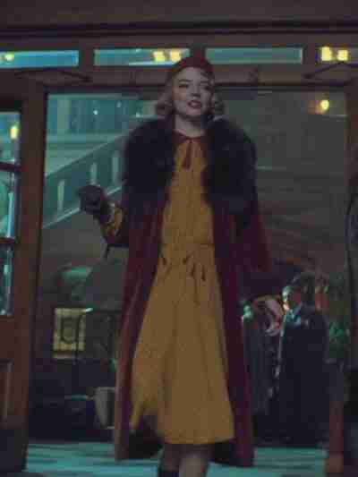 Peaky Blind­ers Anya Tay­lor-Joy Collar Coat