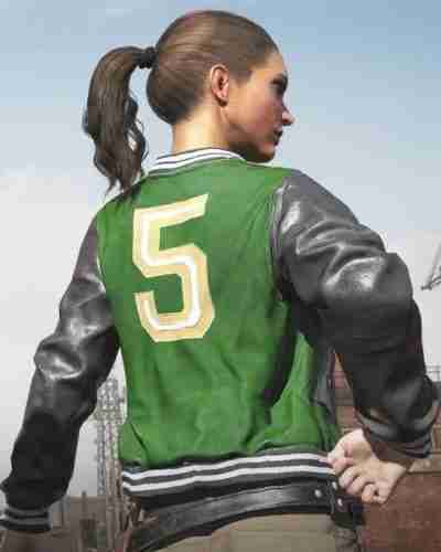 Pubg 5M Bomber Green Wool Jacket