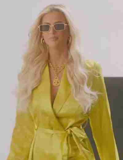 Selling Sunset Emma Hernan Yellow Blazer
