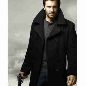Taken Bryan Mills Black Wool Peacoat