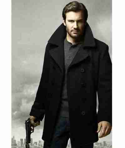 Taken Bryan Mills Black Wool Peacoat