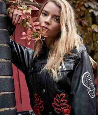 Anya Taylor-Joy The Laterals Leather Black Jacket