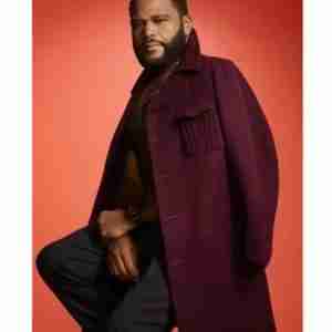 Black-ish S05 Andre Johnson Dre Maroon Coat