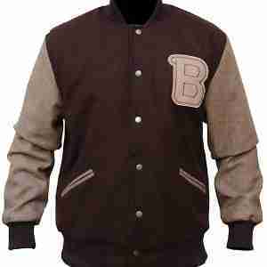Hotline Miami Flight Brown Varsity Jacket