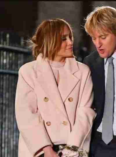 Marry Me 2022 Jennifer Lopez Off White Coat