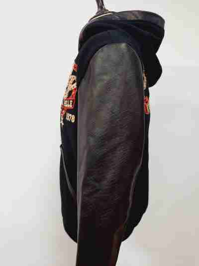 Pelle Pelle King of Thrones Black Hoodies Wool