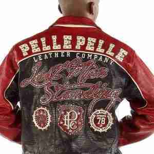 Pelle Pelle Mens Last Man Standing Red Jacket