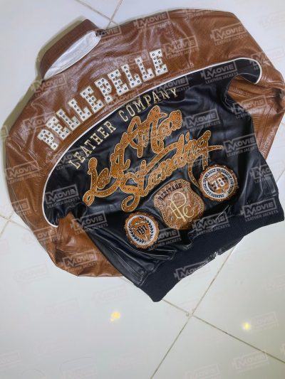 Pelle Pelle Mustard Black Leather Jacket