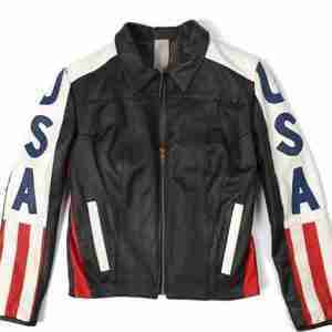 Selena Gomez USA American Flag Jacket