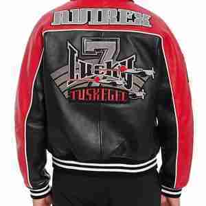 Tuskegee Leather Bomber Jacket