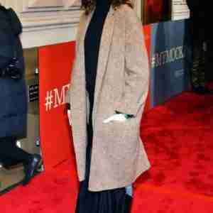 Anne Hathaway Oversized Coat