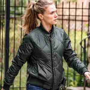 Chicago P.D. Tracy Spiridakos Green Jacket