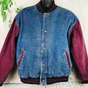 Dr Pepper Denim Trucker Bomber Jacket