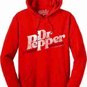 Dr Pepper Faded Red Hoodie