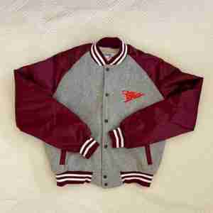 Dr. Pepper Vintage Maroon Varsity Jacket