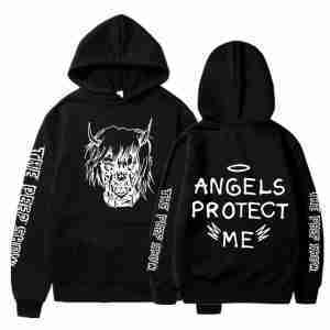 Lil Peep Angel Protect Me Hoodie