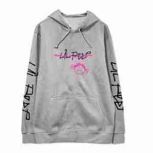 Lil Peep Angry Girl Gray Hoodie
