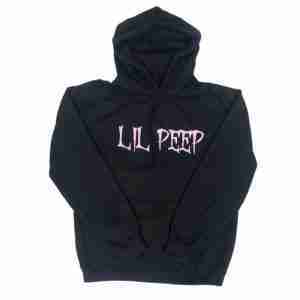 Lil Peep Black Logo Hoodie