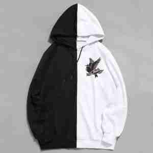 Lil Peep Crybaby Half Colored Hoodie