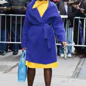 Lupita Nyongo Blue Coat
