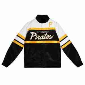 MLB Pittsburgh Pirates Tricolor Satin Jacket