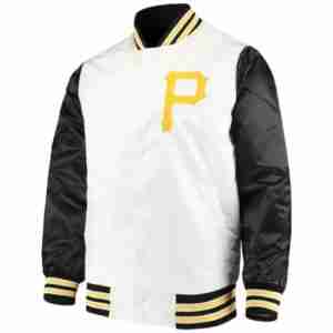 MLB Pittsburgh Pirates White And Black Jacket